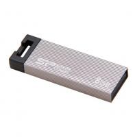 Silicon Power USB2.0 Touch 835 8Гб, Серый, металл, USB 2.0