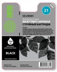 Cactus Картридж струйный CS-C9351 №21 черный (17мл)