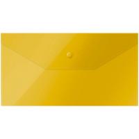 OfficeSpace Папка-конверт на кнопке "OfficeSpace", C6, 150 мкм, желтая