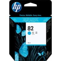 HP Картридж струйный Hewlett Packard (HP) "82 Cyan Ink Cartridge CH566A", голубой