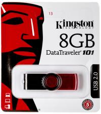 Kingston Data Traveler 101 G2 8Gb (DT101G2/8GB) (красный)