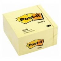 3M Бумага для заметок с липким слоем "Post-it. Куб", 76x76 мм, желтый, 450 листов
