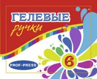 Проф-Пресс Гелевые ручки &quot;Набор №2&quot;, с блестками, 6 цветов