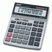 Staff Калькулятор настольный металлический "STF-1712", 12 разрядов