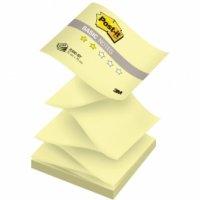 3M Бумага для заметок с липким слоем &quot;Post-it Basic&quot;, 76x76 мм, желтый, Z-сложение, 100 листов