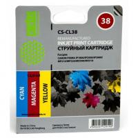 Cactus Картридж струйный CS-CL38 цветной для Canon PIXMA iP1800/iP2500/iP2600 MP210 9ml Картридж струйный, Голубой, Пурпурный, Желтый, Стандартная