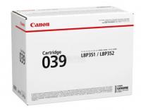 Canon Картридж лазерный 039 BK черный для 0287C001