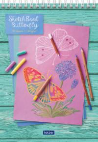 Hatber Скетчбук "Butterfly", А5, 32 листа
