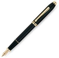 Cross Перьевая ручка "Townsend", цвет - черный