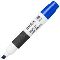 Index Маркер для белой доски, 1-5 мм, синий, клиновидный наконечник, грип