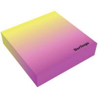 Berlingo Блок для записи "Radiance", 8,5x8,5x2 см, желтый/розовый, 200 листов