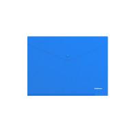 ErichKrause Папка-конверт на кнопке "Classic", непрозрачная, А4, синяя