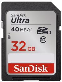 Sandisk Ultra SDHC 32GB Class 10 UHS-I 40MB/s