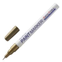 MunHwa Маркер-краска лаковый "Extra Fine Paint Marker", цвет золотой, 1 мм, нитро-основа