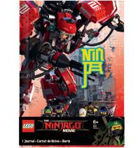 LEGO (Лего) Записная книжка с резинкой LEGO "Ninjago Movie. Kai", (96 листов, линейка)