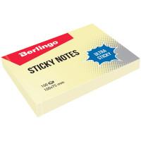 Berlingo Самоклеящийся блок &quot;Ultra Sticky&quot;, 100x75 мм, 100 листов, пастель желтый