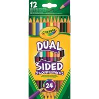 Crayola Карандаши двухсторонние, 12 штук, 24 цвета