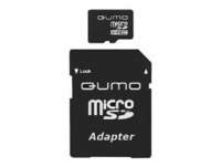 QUMO microsdhc 16gb class 6 + адаптер