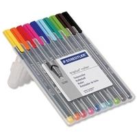 Staedtler Набор ручек-роллеров "Triplus", 0,4 мм, 10 цветов