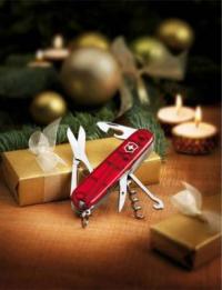 Victorinox Нож перочинный Climber 1.3703.T 91мм 18 функций полупрозрачный красный