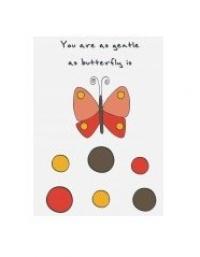 Эксмо Блокнот для записей "You are as gentle as butterfly is"