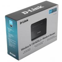 D-Link DSL-2750U/RA/U3A ADSL Черный, 300Мбит/с, 2.4