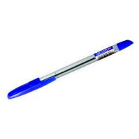 Linc Ручка шариковая "Corona Plus", прозрачный корпус, 0,7 мм, синяя