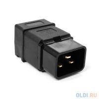 Lanmaster Вилка IEC 60320 C20 16A 250V разборная черная LAN-IEC-320-C20