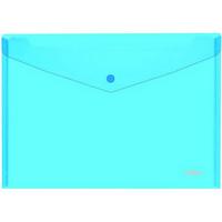 Index Папка-конверт с кнопкой, синяя