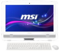 MSI Моноблок 21.5&amp;quot; AE220T 5M-075XRU 1920x1080 A4-6210 1.8GHz 4Gb 500Gb DVD-RW Bluetooth Wi-Fi DOS клавиатура мышь белый 9S6-AC1512-075