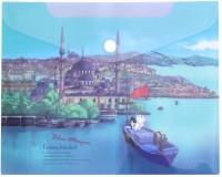 Comix Папка-конверт на кнопке "Traveling. Турция", А4, 0,17 мм