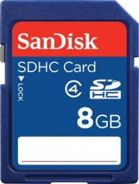 Sandisk SDHC 8Гб class 4