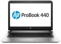 HP ProBook 440 G3 (Core i3/6100U/2.3GHz/4Gb/SSD128Gb/14"/WiFi/BT/DOS/Black silver)