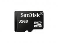 Sandisk Карта памяти Micro SDHC 32Gb Class 4 SDSDQM-032G-B35A + SD адаптер
