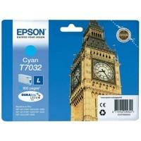 Epson Картридж струйный "T7032 C13T70324010" для WP 4000/4500, голубой