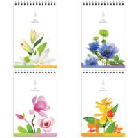 OfficeSpace Блокнот "Цветы. The botanic", А5, 80 листов, на гребне