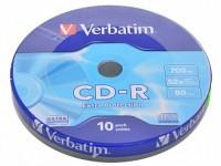 VS Диск CD-R, 700 Мб, 52х, 10 штук
