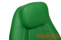 Tetchair BOSS люкс Кож/зам, зеленый/зеленый перфорированный, 36-001/36-001/06