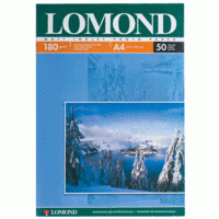 LOMOND Фотобумага "Lomond" для струйной печати, А4, 180 г/м, 50 листов, односторонняя, матовая