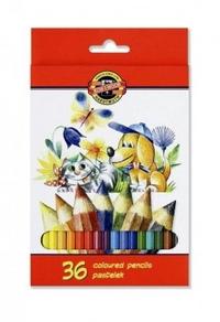 Koh-I-Noor Карандаши цветные "La Paloma. Собака и кошка", 36 цветов