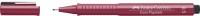 Faber-Castell Ручка капиллярная "Ecco Pigment", 0,5 мм, красные чернила