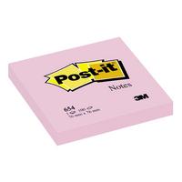 3M Бумага для заметок с липким слоем "Post-it", 76x76 мм, розовый, 100 листов