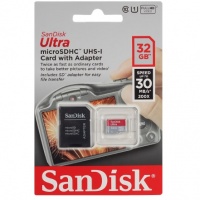 Sandisk Micro SecureDigital 32Gb  Ultra Imaging microSDHC class 10 UHS-1 (SDSDQUI-032G-U46)