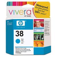 HP 38 Cyan Pigment Ink Cartridge