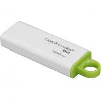 Kingston DataTraveler G4 128Гб, Зеленый, пластик, USB 3.0