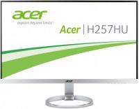 Acer Монитор 25&quot; H257HUsmidpx серебристый черный IPS 2560x1440 350 cd/m^2 4 ms HDMI DisplayPort DVI Аудио UM.KH7EE.001