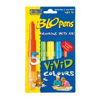 Centropen Фломастеры воздушные. Blopens Vivid, 5 цветов