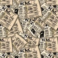 Канц-Эксмо Ежедневник недатированный карманный "Графика. На первой полосе", 128 листов