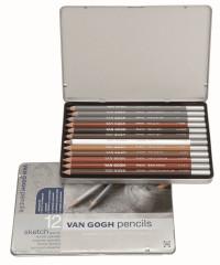 Royal Talens Набор цветных карандашей для черчения "Van Gogh Sketch Special", 12 цветов