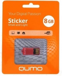 QUMO Sticker 8 GB Red